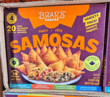 Brar's Vegetable Samosas - 1 x 1.88 Kilos